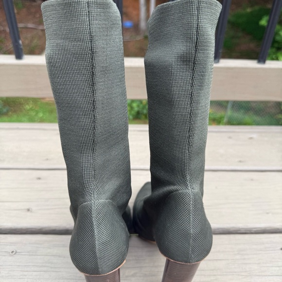 Yeezy Season 2 Knit Sock Ankle Military Boots in Dark Olive size 39 - Picture 10 of 16